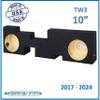 2017-2024 Super Duty Crew-Cab 10" Dual TW3 Sub Box Sub Enclosure view 2