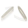 Ferwooh 100PCS 2.54mm 18-24awg Male Pin Crimp Terminal Connector + 100PCS Female Pins Connector Kits for Dupont Jumper Wire Cable view 1