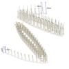 Ferwooh 100PCS 2.54mm 18-24awg Male Pin Crimp Terminal Connector + 100PCS Female Pins Connector Kits for Dupont Jumper Wire Cable view 4
