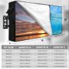 LBCASA Outdoor TV Cover 40 to 43 Inch Weatherproof, Blue Teal Summer Beach 600D Oxford TV Covers with Waterproof Zipper Coastal Nautical Seawater Ocean Outside TV Protector Size 40"W x 25"H x 4.5"D view 2