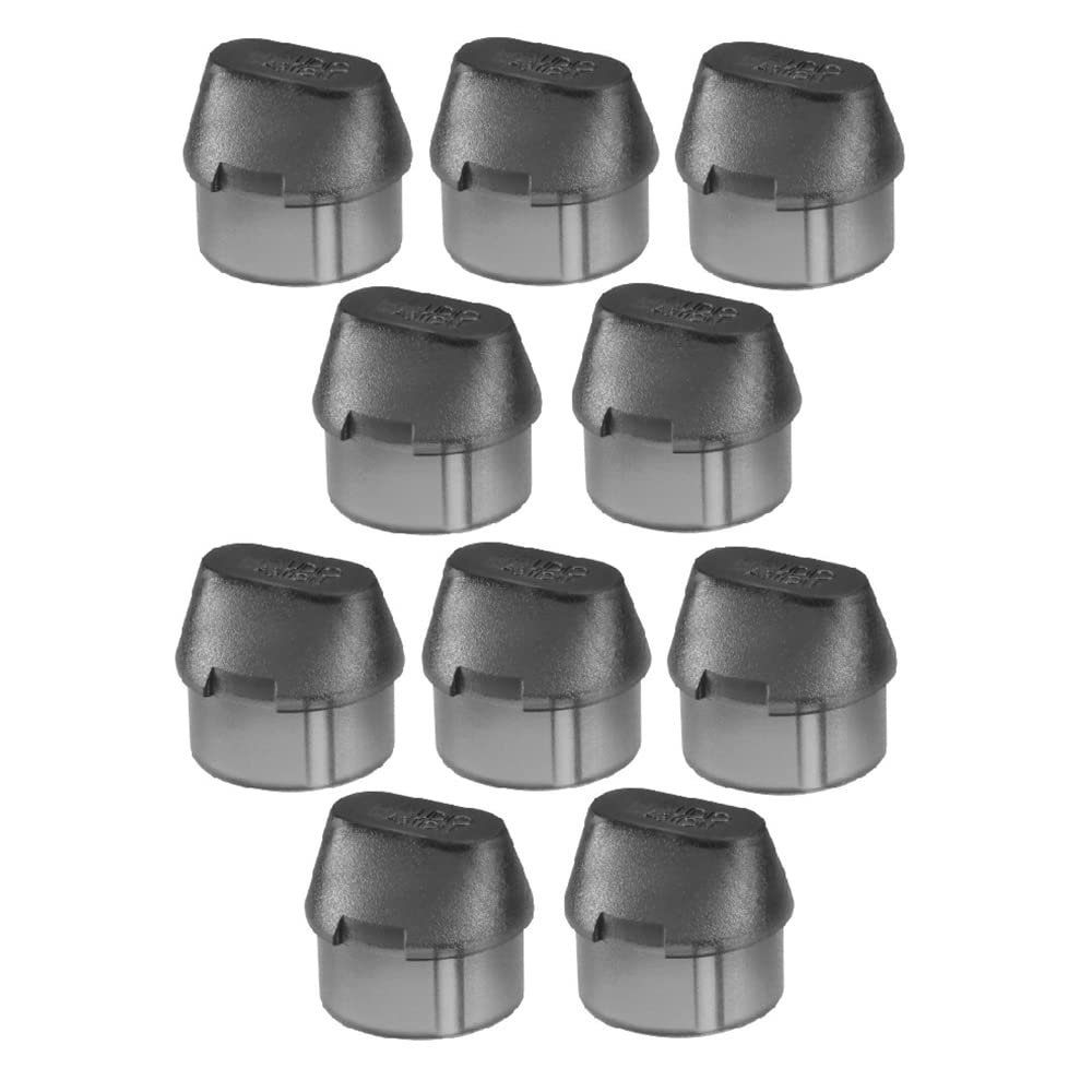 Jkjhbhged 10PCS Dust Cap Shielding Signal Audio Cable Protective Cover for Balance XLR, DPF to XLR, transparent black, 500183357A1