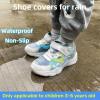 LSDWL Waterproof Shoe Covers, Clear, S view 2