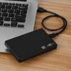 Jkjhbhged 2.5 Inch USB HDD Case Sata to USB 2.0 Hard Drive Disk SATA External Enclosure HDD Hard Drive Box with USB Cable, black, 292303 view 3