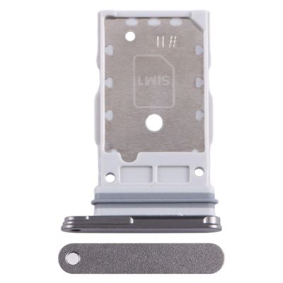 SIM Card Tray Card Holder Slot Replacement Compatible with Samsung Galaxy S24 Ultra 5G (Black)
