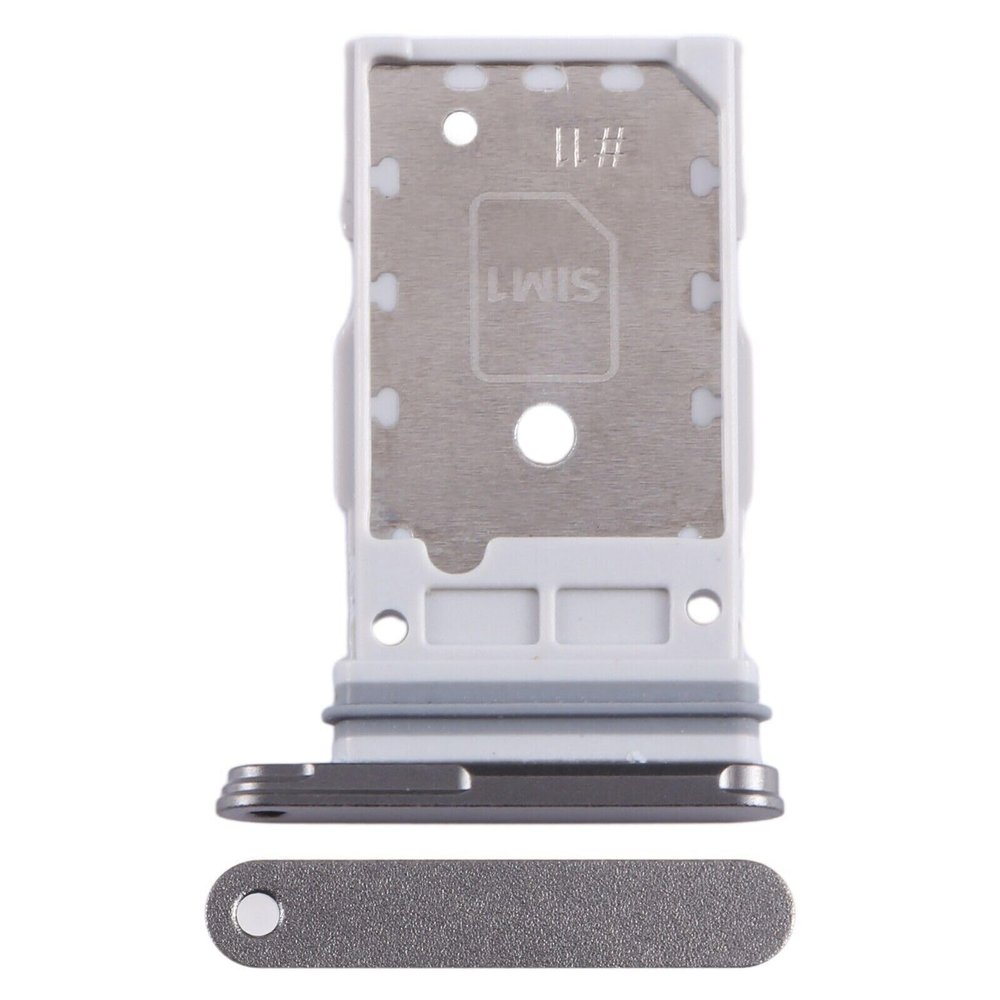 SIM Card Tray Card Holder Slot Replacement Compatible with Samsung Galaxy S24 Ultra 5G (Black)
