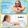 [2in1] for AirTag Bracelet & AirTag Holder with Pin, Kids Airtag Case and Kids Air Tag Bracelet Waterproof Air tag Holder Cute Design Soft Silicone Air Tag Case for Children Teens (Black-Shark) view 4