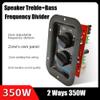 Kqcibz 2 Ways 350W Speaker Treble+Bass Frequency Divider Crossovers Speaker Filters DIY for DIY Home Theater Durable Easy Install Easy to Use, 500418310, Black view 2