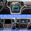 [2G+64G] Car Radio for Jeep Grand Cherokee 2014-2020, 9.7 inch Android 13 Vertical Touch Screen Stereo, Carplay/Android Auto/Hi-Fi Audio/1080P/SWC/Bluetooth + AHD Backup Camera view 2
