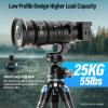 SIRUI 40mm Low Profile Ball Head KS-40, 360 Double Panoramic Aluminium Alloy Tripod Head for Camera, Camcorder, Professional Heavy Duty Ball Head for Tripod, Monopod, Camera Slider, Max Load 25KG view 4