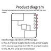 Jkjhbhged 1 PCS 24G MmWave LD2420 Human Presence Radar Sensor Induction Module Human Presence Radar Sensor, Blue view 3
