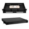 1 Pack Fiber Optical Rack Mount Enclosure Box with 3 Slots for Fiber Optic LGX Adapter Panels or Cassettes (3pcs Fiber Patch Panel (5.1inch*1.14inch) can be Inserted) view 1
