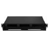 1 Pack Fiber Optical Rack Mount Enclosure Box with 3 Slots for Fiber Optic LGX Adapter Panels or Cassettes (3pcs Fiber Patch Panel (5.1inch*1.14inch) can be Inserted) view 4