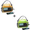 Emergency Radio Raynic 5000 Weather Radio Solar Hand Crank AM/FM/SW/NOAA Weather Alert Portable Radio with Cellphone Charger, Headphone Jack, Flashlight, Reading Lamp and SOS Alarm view 1