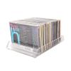 AEYSD-456 Vinyl Record Storage Fashion Simple Design Acrylic Transparent Crystal Sense Multi-Grid Desktop CD Box Disc Storage Box CD Display Rack Record Crate view 1