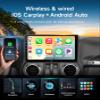 10.2 Inch Car Radio Stereo Upgrade Replacement for Jeep Wrangler JK Compass Grand Cherokee Dodge Ram with Wireless CarPlay/Android Auto/Touch Screen/Android13/GPS Navigation/HD Backup Camera view 4