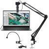 Joebo Microscope Kit 5MP USB Microscope Camera HY-500B Foldable Digital Industrial Camera with 150X C-Mount Lens Microscope Lens Adapters (Color : Full Kit) view 3