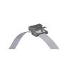 NPQPNAFC PV Cable Clips Stainless Steel 304 Grade 90 Degree Solar Panel Cable Clip for 2 X 4mmsq Solar Cables Solar Wire Clips Hub (Size : 200 Pieces) view 2