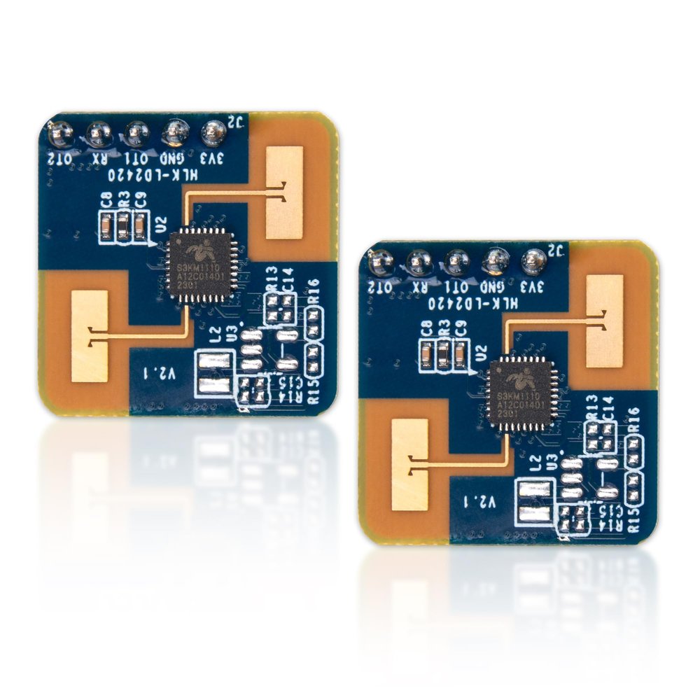 ZORZA 2Pcs Smart LD2420 24GHz mmWave Radar Sensor Module Human Presence & Motion Detection Module Low Power 50mA 3.3V Serial & IO Level Output for Advanced Home Automation