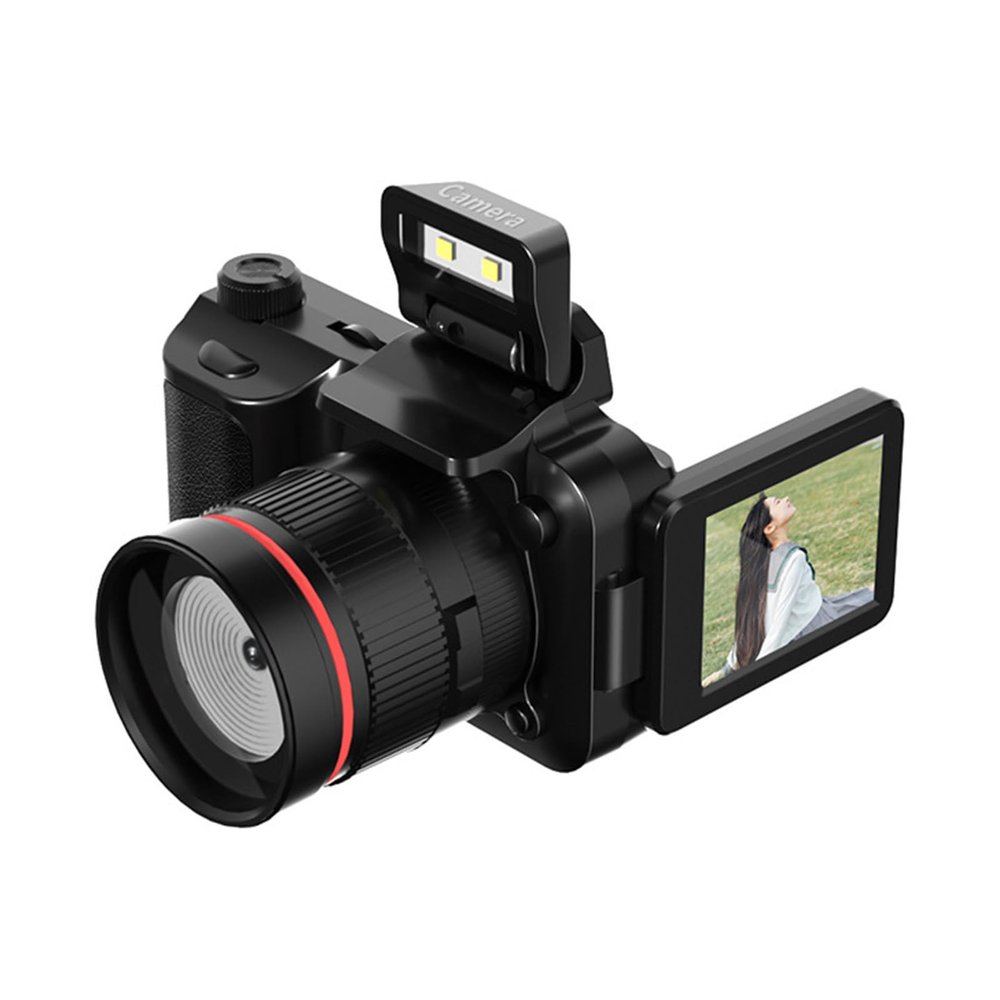4K Digital Camera Vlogging Camera Mini Cameras for Photography with Auto-Focus, 2.2 Inch Flip Screen, 16X Resist Shaking, 5000 Megapixels, Professional Video Cameras Cool Stuff Travel Essensials