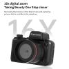 4K Digital Camera Vlogging Camera Mini Cameras for Photography with Auto-Focus, 2.2 Inch Flip Screen, 16X Resist Shaking, 5000 Megapixels, Professional Video Cameras Cool Stuff Travel Essensials view 3