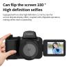 4K Digital Camera Vlogging Camera Mini Cameras for Photography with Auto-Focus, 2.2 Inch Flip Screen, 16X Resist Shaking, 5000 Megapixels, Professional Video Cameras Cool Stuff Travel Essensials view 4