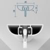 Ceiling Curtain Track Set, WhiteBlackaluminum Ceiling Track For Curtains, Curtain Track Ceiling Mount, Double Axle Pulleys, Strong Load-bearing, For Living Room Bedroom Room Divider ( Color : White view 4