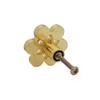 Sutfmwe Crystal Drawer Knobs, Rhinestone Cabinet Knobs, Crystal Rhinestone Decorative Dresser Knobs, Funky Furniture Hardware Single Hole Gold Pull Handle Knobs 4PCS view 3