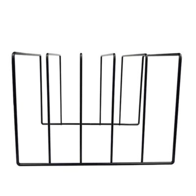 AEYSD-456 Vinyl Record Storage Vinyl Record Storage Holder Stand  Vinyl Coated Metal Wire Rack Holds up to 50 Album Lps Record Crate