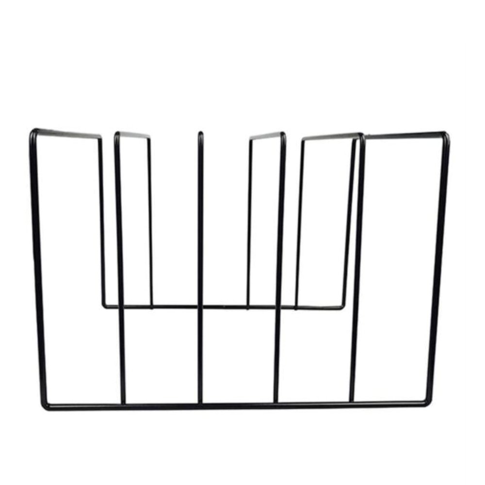 AEYSD-456 Vinyl Record Storage Vinyl Record Storage Holder Stand  Vinyl Coated Metal Wire Rack Holds up to 50 Album Lps Record Crate
