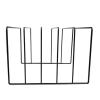 AEYSD-456 Vinyl Record Storage Vinyl Record Storage Holder Stand  Vinyl Coated Metal Wire Rack Holds up to 50 Album Lps Record Crate view 1