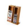 AEYSD-456 Vinyl Record Storage CD Storage Box Attractive & Stylish Design Opening - CD Rack Holds 39 CD: Place On Shelf Table Desk Organize Media Record Crate view 4