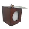AEYSD-456 Vinyl Record Storage CD Storage Box Media Storage Rack Shelving and Organizer-6.7 X 5.9 X 7.6 Inches Disc Holders Record Crate view 4