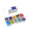 EDRIWYIM 100pcs/lot Car Auto Medium Size Standard Blade Fuse Box Plastic Box Assortment with 2A 3A 5A 7.5A 10A 15A 20A 25A 30A 35A Fuses view 3