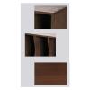 AEYSD-456 Vinyl Record Storage LP Vinyl Record Storage Cabinet Classical Nostalgic Album Stacking Collection Cabinet Audio Storage Cabinet CD Rack Record Crate view 3