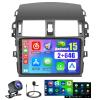 [2G+64G] Android 15 Car Radio Stereo for Toyota Corolla 2009-2013 with Wireless Carplay Android Auto, 9 inch Touch Screen Radio Bluetooth WiFi GPS FM view 1
