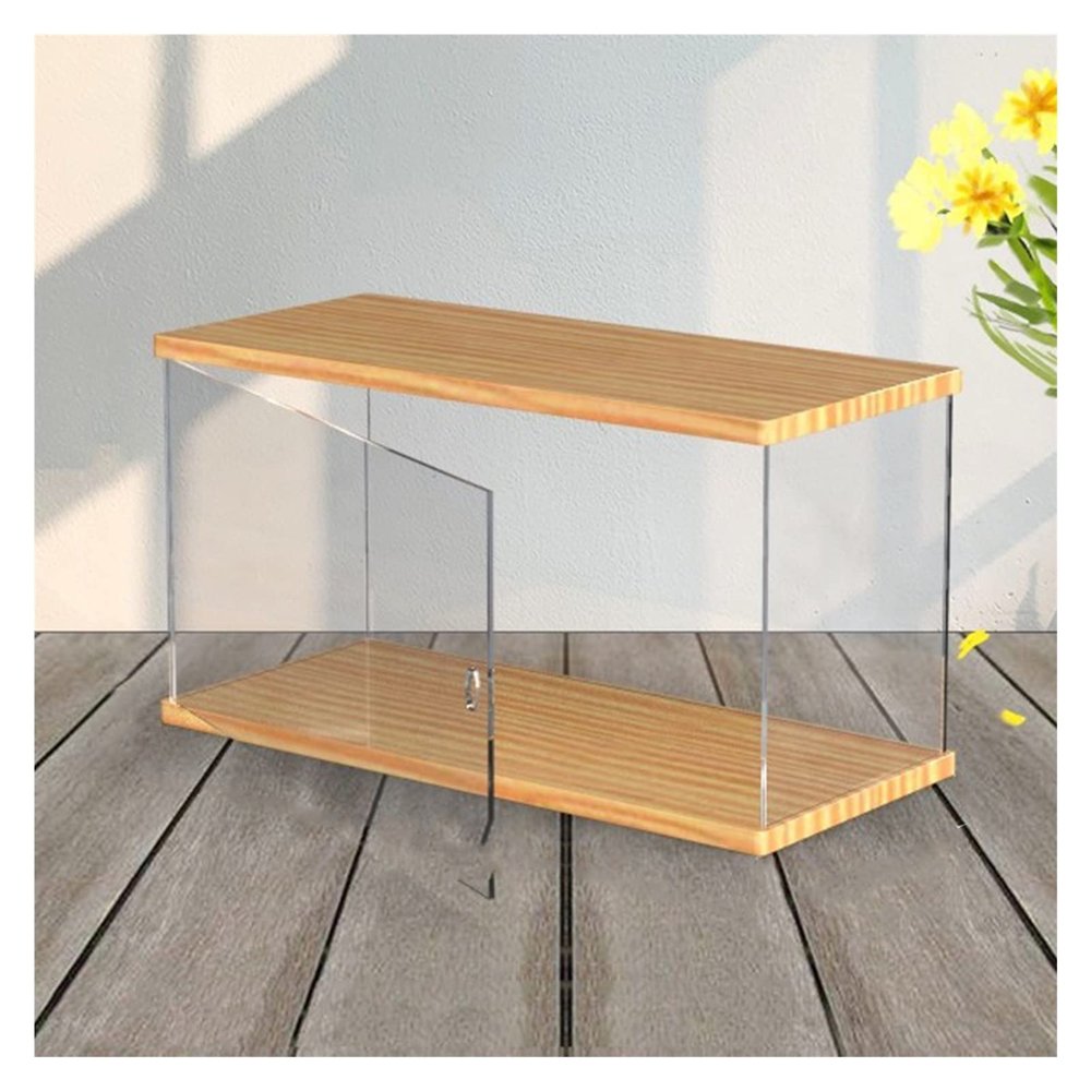 AEYSD-456 Vinyl Record Storage DVD/CD Storage Box Acrylic Storage Container Small Books/Booklets, Video Game Cases and Video Game Controllers Record Crate