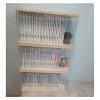 AEYSD-456 Vinyl Record Storage DVD/CD Storage Box Acrylic Storage Container Small Books/Booklets, Video Game Cases and Video Game Controllers Record Crate view 4