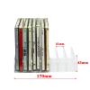 AEYSD-456 Vinyl Record Storage DVD Storage Box Tray, Clear Acrylic CD DVD Holder Storage Rack, Stackable CD Display Rack CD Organizer Stand - Holds up to 14 Standard CD Cases Record Crate view 2