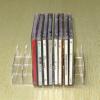 AEYSD-456 Vinyl Record Storage DVD Storage Box Tray, Clear Acrylic CD DVD Holder Storage Rack, Stackable CD Display Rack CD Organizer Stand - Holds up to 14 Standard CD Cases Record Crate view 4