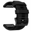 OUTVI Silicone watch band compatible with garmin fenix 5x 6x Pro 7x 3 hr quick fit 26mm bands replacement for Epix Pro Gen 2 51mm Enduro 2 Descent Mk1 Mk2 Mk2i Mk3i tactix soft men women Black view 1