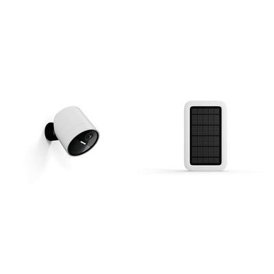 SimpliSafe Wireless Outdoor Security Camera Bundle with Solar Panel, 1080p Camera with 140 View, 8X Zoom, Spotlight, Motion Alerts, Weather-Resistant Solar Charger