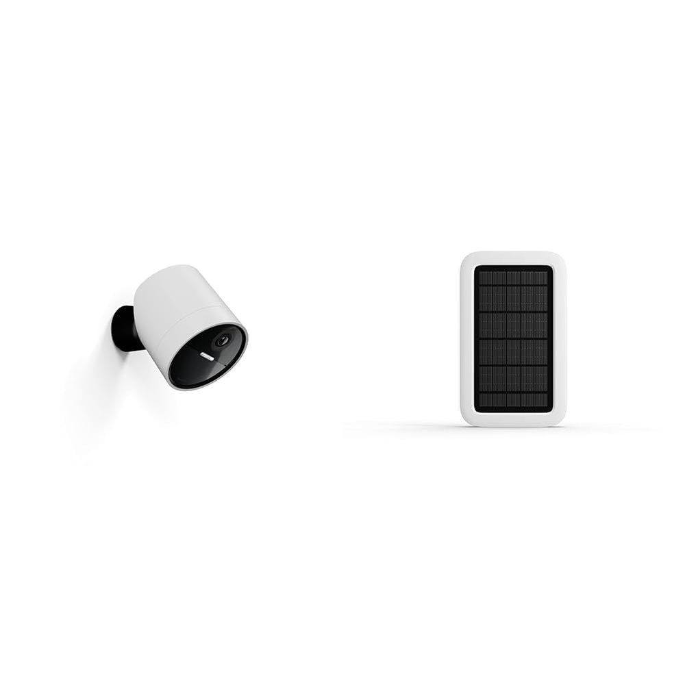SimpliSafe Wireless Outdoor Security Camera Bundle with Solar Panel, 1080p Camera with 140 View, 8X Zoom, Spotlight, Motion Alerts, Weather-Resistant Solar Charger