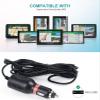 Dash Cam Charger Cable GPS Navigator Charger Cable for Mini USB Port Device Dash Cam GPS Navigator MP3 Player for 12V Car and 24V Truck Car Power Adapter Cable (5V 2.0A) view 2