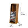 AEYSD-456 Vinyl Record Storage CD Storage Holder Rack Display  Holds DVD's, Blu Ray, Video Games, Gaming Accessories Record Crate view 2