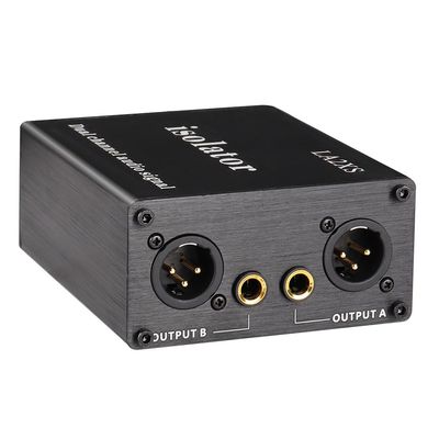 Kqcibz 1 PCS LA2XS Audio Isolator Noise Reduction Filter Eliminates Current Noise Dual-Channel Audio Isolators
