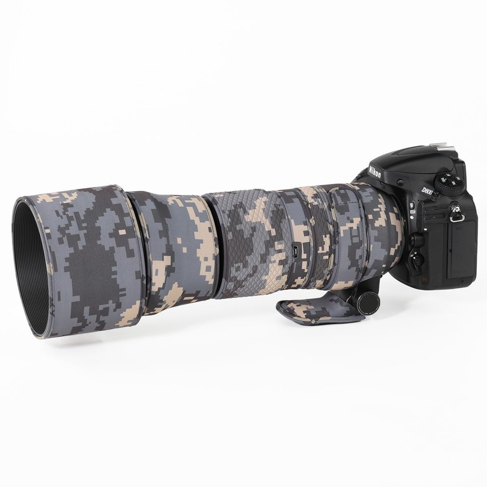 CHASING BIRDS Lens Camouflage Waterproof Coat for Sigma 150-600mm F5-6.3 DG OS HSM Sports Rainproof Lens Protective Cover Version III (Digital Camouflage, with 1.4X and 2.0X TC)