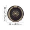 Sutfmwe Cabinet Ring Knob Pulls - Vintage Drawer Pulls - Drop Ring Drawer Pulls - Invisible Door Handle - Antique Rustic Cabinet Handles Knobs 6PCS (Bronze) view 2