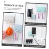 FONDOTIN 4pcs Wall Mount Phone Holder Punch Charging Station Versatile Organizer for Bathroom Kitchen Office Unique for Cables Keys Stylish Easy to Install view 4