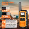 Gaswei G2pro Walkie Talkies Long Range for Adults, Waterproof, Shock Resistant & Rechargeable Two-Way Radio with VOX 2 Pack(Orange) view 4