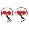 DOITOOL 2pcs Foldable Boy Girl Headphones Stereo Headset for Students Comfortable Earphone for Travel Design Rotatable Earmuffs for Boys Girls view 1
